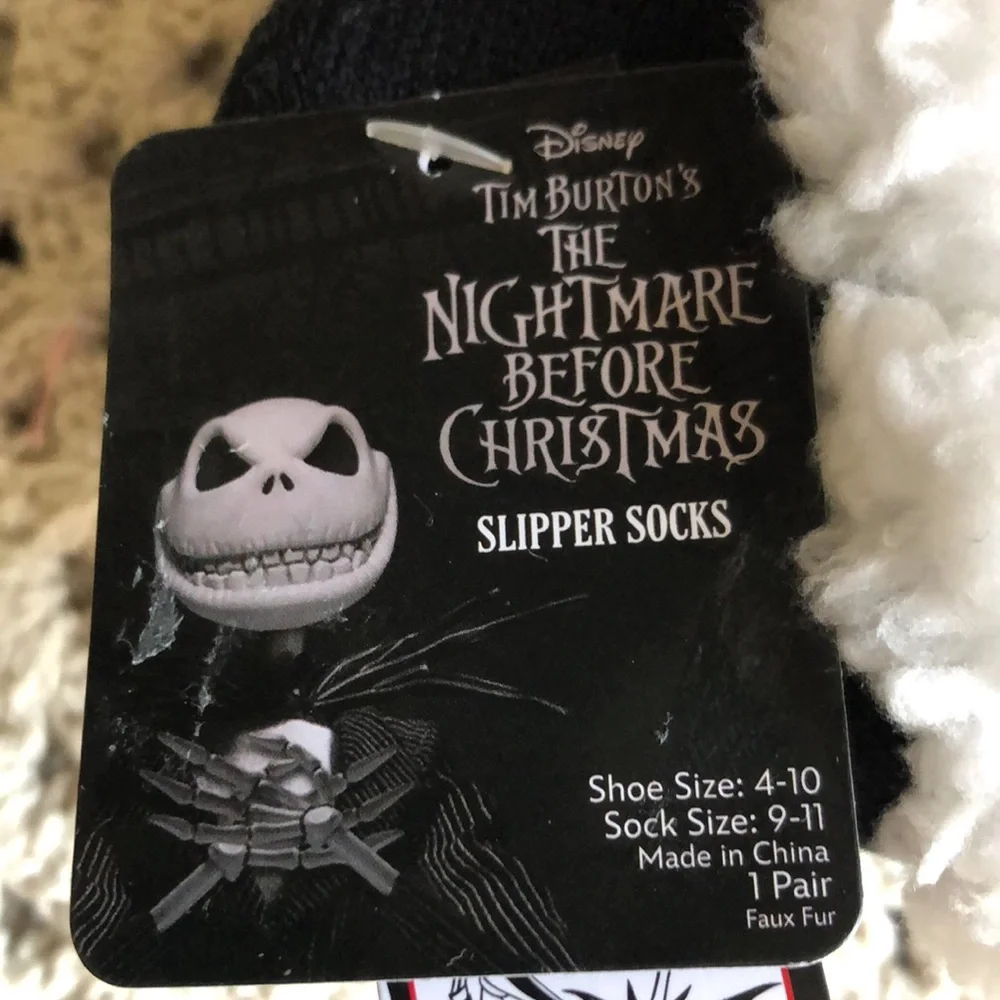 Disney The Nightmare Before Christmas Women’s Slipper Socks